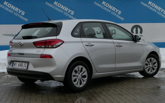 Hyundai I30 cena 53900 przebieg: 108000, rok produkcji 2019 z Trzcianka małe 106